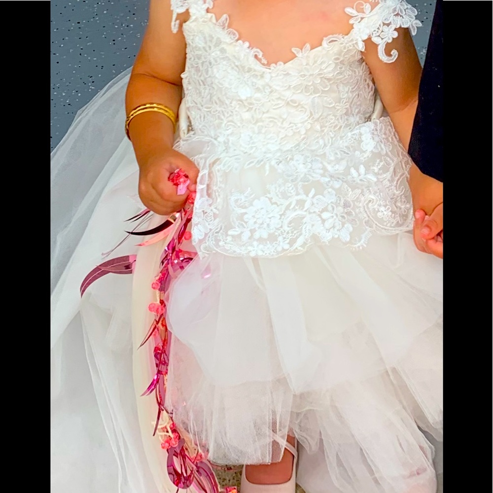 Jazella couture flower girl dress